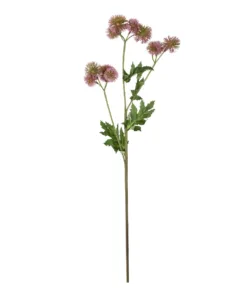 GloboStar® GloboStar® Artificial Garden PURPLE DANDELION BOUQET 21364 Τεχνητό Διακοσμητικό Ταραξάκο Μπουκέτο Y62cm