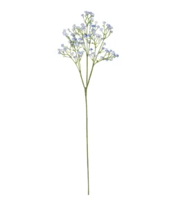 GloboStar® GloboStar® Artificial Garden BLUE BRANCH BABY BREATH 21296 Τεχνητό Διακοσμητικό Κλαδί Μπλέ Γυψοφίλης Y53cm
