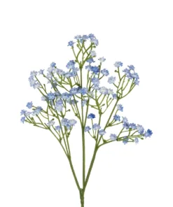 Alternative view of GloboStar® Artificial Garden BLUE BRANCH BABY BREATH 21296 Τεχνητό Διακοσμητικό Κλαδί Μπλέ Γυψοφίλης Y53cm