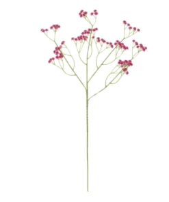 GloboStar® GloboStar® Artificial Garden PINK BRANCH BABY BREATH 21368 Τεχνητό Διακοσμητικό Κλαδί Ροζ Γυψοφίλης Y61cm