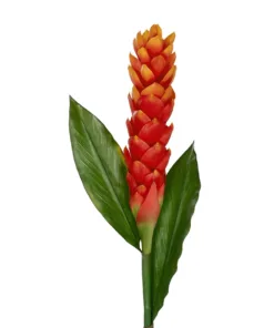 Alternative view of GloboStar® Artificial Garden RED MOON PEACH BRANCH 21392 Τεχνητό Διακοσμητικό Κόκκινο Κλαδί Άνθος Ροδάκινου Y105cm