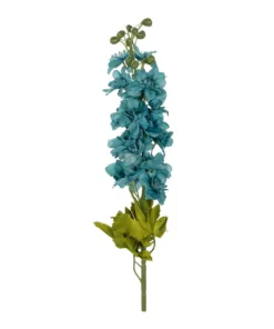 GloboStar® GloboStar® Artificial Garden BLUE DELPHINIUM FLOWER BRANCH 21394 Τεχνητό Διακοσμητικό Κλαδί Δελφίνιο Y48cm