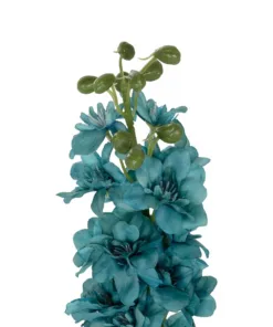 Alternative view of GloboStar® Artificial Garden BLUE DELPHINIUM FLOWER BRANCH 21394 Τεχνητό Διακοσμητικό Κλαδί Δελφίνιο Y48cm