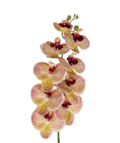 Alternative view of GloboStar® Artificial Garden PING SALMON ORCHID BRANCH 21405 Τεχνητό Διακοσμητικό Κλαδί  Ροζ Ορχιδέα Y95cm
