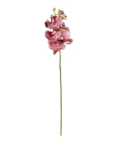 GloboStar® GloboStar® Artificial Garden  PINK ORCHID  BRANCH 21412 Τεχνητό Διακοσμητικό Κλαδί Ροζ Ορχιδέα Y70cm