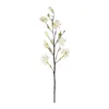 GloboStar® GloboStar® Artificial Garden WHITE YELLOW MAGNOLIA BRANCH 21419 Τεχνητό Διακοσμητικό Κλαδί Λευκή Κίτρινη Μανόλια Y108cm