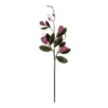GloboStar® GloboStar® Artificial Garden DARK PING MAGNOLIA BRANCH 21421 Τεχνητό Διακοσμητικό Κλαδί Ροζ Μανόλια Y120cm