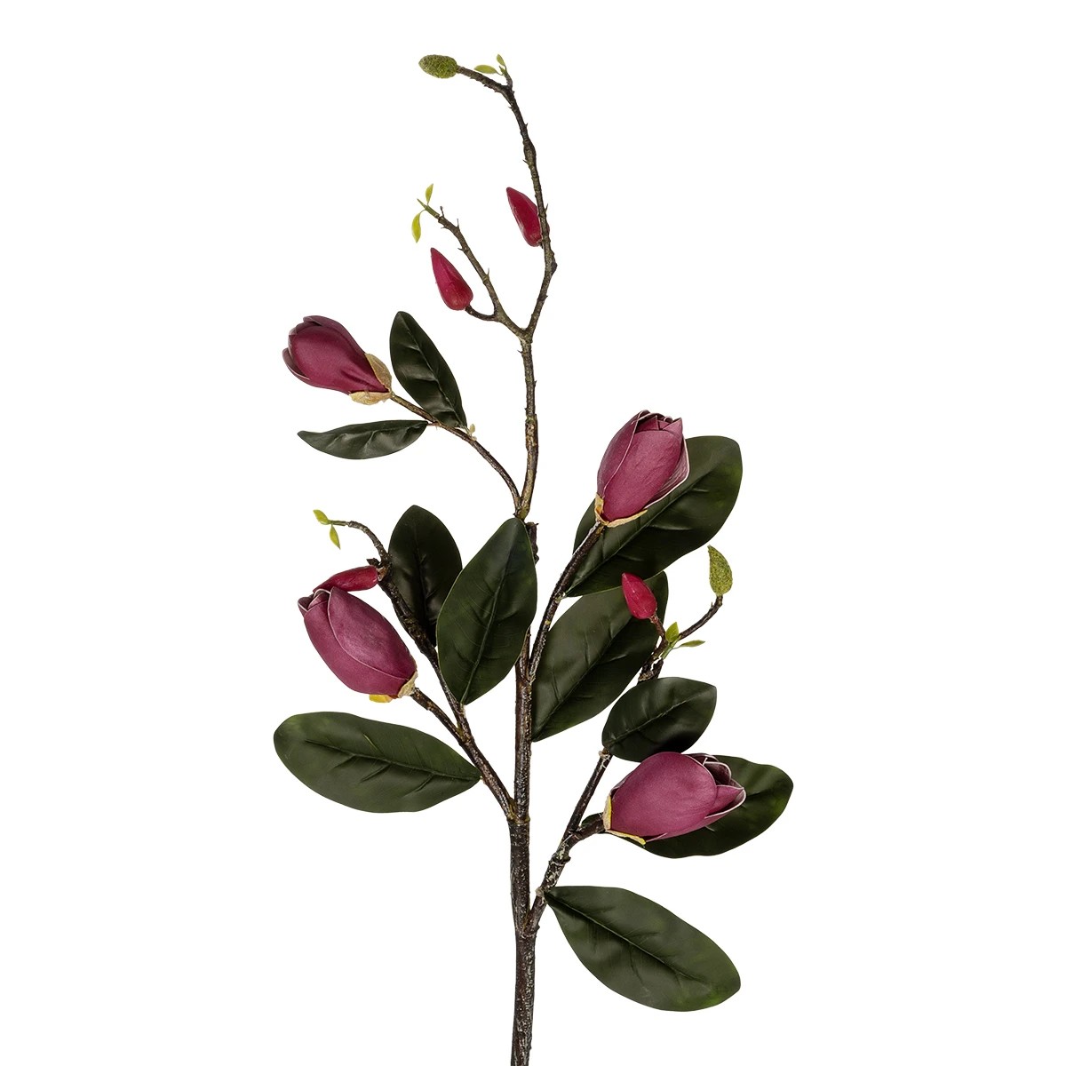 GloboStar® Artificial Garden DARK PING MAGNOLIA BRANCH 21421 Τεχνητό Διακοσμητικό Κλαδί Ροζ Μανόλια Y120cm 3 GloboStar® Artificial Garden DARK PING MAGNOLIA BRANCH 21421 Τεχνητό Διακοσμητικό Κλαδί Ροζ Μανόλια Y120cm - Image 2
