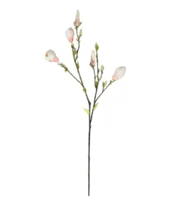 GloboStar® GloboStar® Artificial Garden CHAMPAGNE MAGNOLIA BRANCH 21423 Τεχνητό Διακοσμητικό Κλαδί Σαμπανί Μανόλια Y100cm
