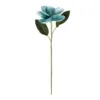 GloboStar® GloboStar® Artificial Garden BLUE MAGNOLIA BRANCH 21425 Τεχνητό Διακοσμητικό Κλαδί Μπλε Μανόλια Y80cm