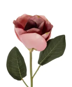 Alternative view of GloboStar® Artificial Garden PINK MAGNOLIA 21426 Τεχνητό Διακοσμητικό Κλαδί Ροζ Μανόλια Μ16 x Π10 x Υ82cm