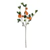 GloboStar® GloboStar® Artificial Garden ORANGE FRUIT BRANCH 21435 Τεχνητό Διακοσμητικό Κλαδί Πορτακαλιά Y83cm