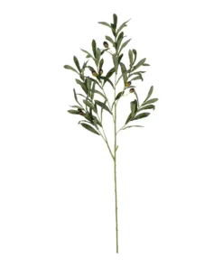 GloboStar® GloboStar® Artificial Garden OLIVE FRUIT BRANCH 21450 Τεχνητό Διακοσμητικό Κλαδί Ελίας Y92cm