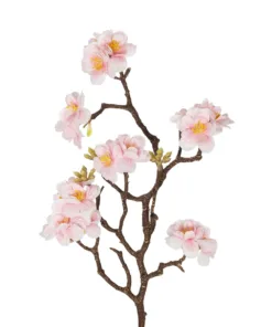 Alternative view of GloboStar® Artificial Garden PINK CHERRY BLOSSOM BRANCH 21454 Τεχνητό Διακοσμητικό Κλαδί Ροζ Κερασίας Y67cm