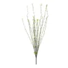 GloboStar® GloboStar® Artificial Garden GREEN WILLOW FLOWER BRANCH 21458 Τεχνητό Διακοσμητικό Κλαδί Λευκή Ιτιά Y86cm