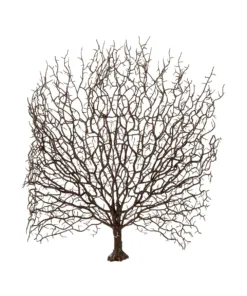 GloboStar® GloboStar® Artificial Garden BROWN CORAL BRANCH 21467 Τεχνητό Διακοσμητικό Κλαδί Καφέ Koράλι Y49cm