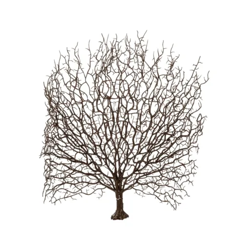 GloboStar® GloboStar® Artificial Garden BROWN CORAL BRANCH 21467 Τεχνητό Διακοσμητικό Κλαδί Καφέ Koράλι Y49cm
