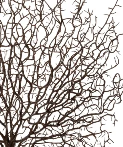 Alternative view of GloboStar® Artificial Garden BROWN CORAL BRANCH 21467 Τεχνητό Διακοσμητικό Κλαδί Καφέ Koράλι Y49cm