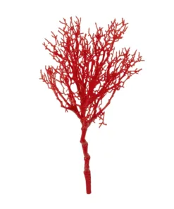 GloboStar® GloboStar® Artificial Garden RED CORAL BRANCH 21468 Τεχνητό Διακοσμητικό Κλαδί Κόκκινο Koράλι Y35cm