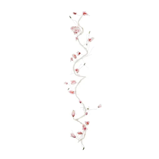 GloboStar® GloboStar® Artificial Garden MANGOLIA FLOWER VINE 21473 Τεχνητό Διακοσμητικό Κλαδί Μανόλιας  Y300cm