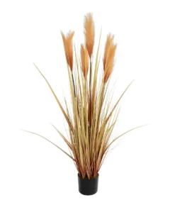 GloboStar® GloboStar® Artificial Garden PAMPAS GRASS 21475 Τεχνητό Διακοσμητικό Φυτό Παμπας Υ120cm
