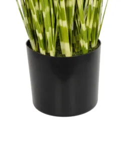 GloboStar® Artificial Garden ZEBRA GRASS 21481 Τεχνητό Διακοσμητικό Φυτό Ζέμπρα Μ30 x Π20 x Υ90cm 8 21481 4