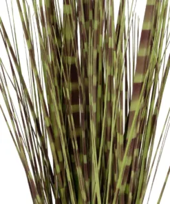 GloboStar® Artificial Garden ZEBRA GRASS 21482 Τεχνητό Διακοσμητικό Φυτό Ζέμπρα Υ85cm 9 21482 4