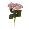 GloboStar® GloboStar® Artificial Garden PURPLE ORTENSIA GRASS BRANCH 21487 Τεχνητό Διακοσμητικό Κλαδί Μωβ Ορτανσίας Y43cm