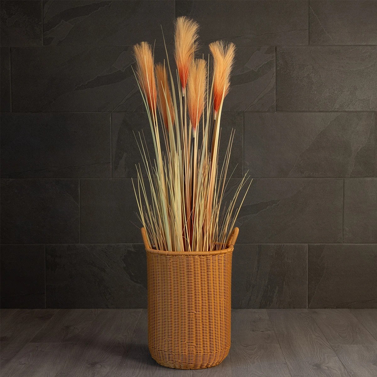 GloboStar® Artificial Garden TORINO 21493 Διακοσμητικό Πλεκτό Καλάθι - Κασπώ Γλάστρα - Flower Pot Μπεζ Φ31cm x Υ47cm 7 GloboStar® Artificial Garden TORINO 21493 Διακοσμητικό Πλεκτό Καλάθι - Κασπώ Γλάστρα - Flower Pot Μπεζ Φ31cm x Υ47cm - Image 6