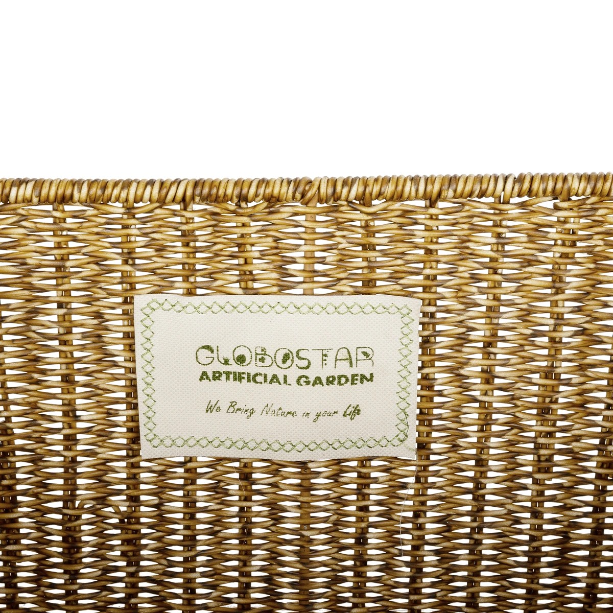 GloboStar® Artificial Garden SIENA 21497 Διακοσμητικό Πλεκτό Καλάθι - Κασπώ Γλάστρα - Flower Pot Μπεζ Μ32 x Π28 x Υ30cm 6 GloboStar® Artificial Garden SIENA 21497 Διακοσμητικό Πλεκτό Καλάθι - Κασπώ Γλάστρα - Flower Pot Μπεζ Μ32 x Π28 x Υ30cm - Image 5