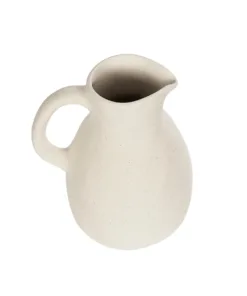 Alternative view of GloboStar® Artificial Garden ARMENOVILLE 21506 Διακοσμητικό Κεραμικό Βάζo Μπέζ Μ18 x Π15 x Υ22 cm