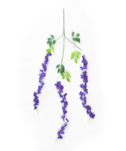 Alternative view of GloboStar® Artificial Garden VIOLET WISTERIA FLOWER BRANCH 21509 Σετ 12 Τεχνητά Διακοσμητικά κλαδιά Βιστέριας Βιολετί Φ45 x Υ120cm