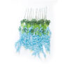 GloboStar® GloboStar® Artificial Garden BLUE WISTERIA FLOWER BRANCH 21515 Σετ 12 Τεχνητά Διακοσμητικά κλαδιά Βιστέριας Μπλέ Φ45 x Υ120cm