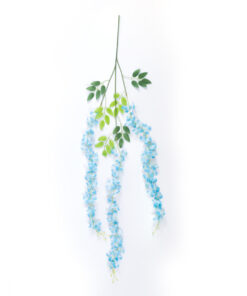 Alternative view of GloboStar® Artificial Garden BLUE WISTERIA FLOWER BRANCH 21515 Σετ 12 Τεχνητά Διακοσμητικά κλαδιά Βιστέριας Μπλέ Φ45 x Υ120cm