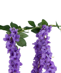 Alternative view of GloboStar® Artificial Garden PURPLE WISTERIA FLOWER BRANCH 21517 Τεχνητό Διακοσμητικό κλαδί Βιστέρια Μωβ Φ45 x Υ164cm