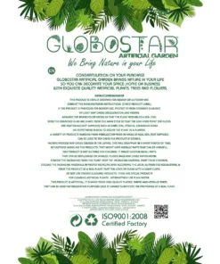 GloboStar® Artificial Garden VARIOUS HANGING PLANT 20623 Τεχνητό Κρεμαστό Διακοσμητικό Φυτό Φτέρης Π60 x Μ60 x Y70cm 14 21624 8