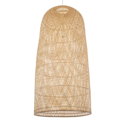 GloboStar® GLOBOSTAR® CALERO 00670 Boho Κρεμαστό Φωτιστικό Οροφής με Ντουί 1 x E27 AC 220-240V IP20 - Μπεζ - Μ60 x Π60 x Y120cm
