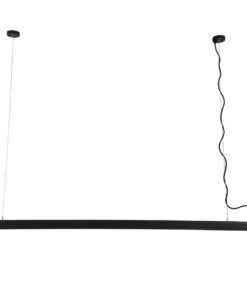 GloboStar® MARKET 61022-P Γραμμικό Κρεμαστό Φωτιστικό Linear LED 18W 2170lm 60° AC 220-240V Μ120 x Π2 x Υ4cm Θερμό Λευκό 2700K - Μαύρο - 3 Years Warranty 20 24148f 61022 3