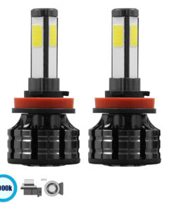 GloboStar® GloboStar® 82047 H11 K9 Line KIT Βασικού Φωτισμού Αυτοκινήτου & Φορτηγού 3rd Generation Can-Bus Series LED CREE CXB COB 100W 14000lm DC 9-32V Αδιάβροχο IP66 Ψυχρό Λευκό 6000K