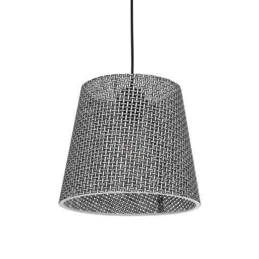 GloboStar® GLOBOSTAR® CONEY 203-0070 Μοντέρνο Κρεμαστό Φωτιστικό Οροφής με Ντουί 1 x E27 AC 220-240V IP20 - Γκρι - Μ26 x Π26 x Υ25cm