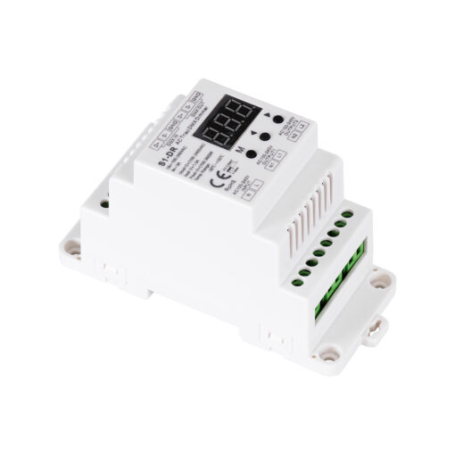 GloboStar® GLOBOSTAR® SKYDANCE-S1-DR 70670 AC Trailing Edge DMX Dimmer Ράγας με 2 x 1.5A 360W Κανάλια AC 220-240V 3A 720W Max IP20 - DMX512 & RDM - Μ11.5 x Π5 x Υ6.5cm - 5 Χρόνια Εγγύηση