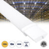 GloboStar® GloboStar® 60163 LED Γραμμικό Βιομηχανικό Φωτιστικό Tri-Proof 60cm 18W 1936lm 120° AC 220-240V Αδιάβροχο IP65 Μ60 x Π6 x Υ4cm Θερμό Λευκό 2700K - 3 Χρόνια Εγγύηση