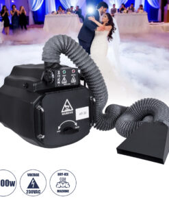 GloboStar® GloboStar® 51147 MEDUSA Επαγγελματική Επιδαπέδια Μηχανή Dry Ice CO2 Maker Machine - Εφέ Ξηρού Πάγου CO2 3500W AC 220V-240V με Φυσούνα - Μαύρο - L44 x W40 x H43cm