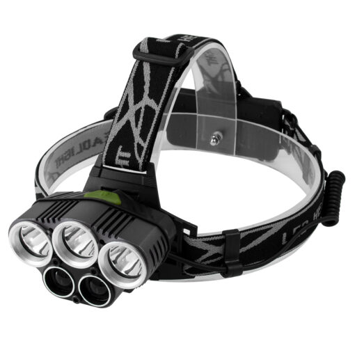 GloboStar® GloboStar® 79058 Φακός Κεφαλής Επαναφορτιζόμενος LED CREE XML2-T6 Chip 50 Watt 5000lm με 2 x 18650 Μπαταρίες 5200mAh Ψυχρό Λευκό 6000K