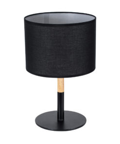 Μπεζ Ξύλο με Μαύρο Ύφασμα - Μ25 x Π25 x Υ40cm