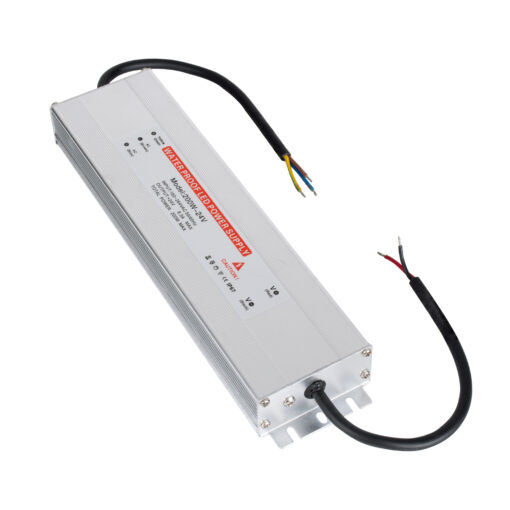 GloboStar® GloboStar® 73064 Μεταλλικό Τροφοδοτικό SELV για Προϊόντα LED 200W 8.3A - AC 220-240V σε DC 24V - Αδιάβροχο IP67 Μ25.5 x Π6.5 x Υ3cm - 3 Years Warranty