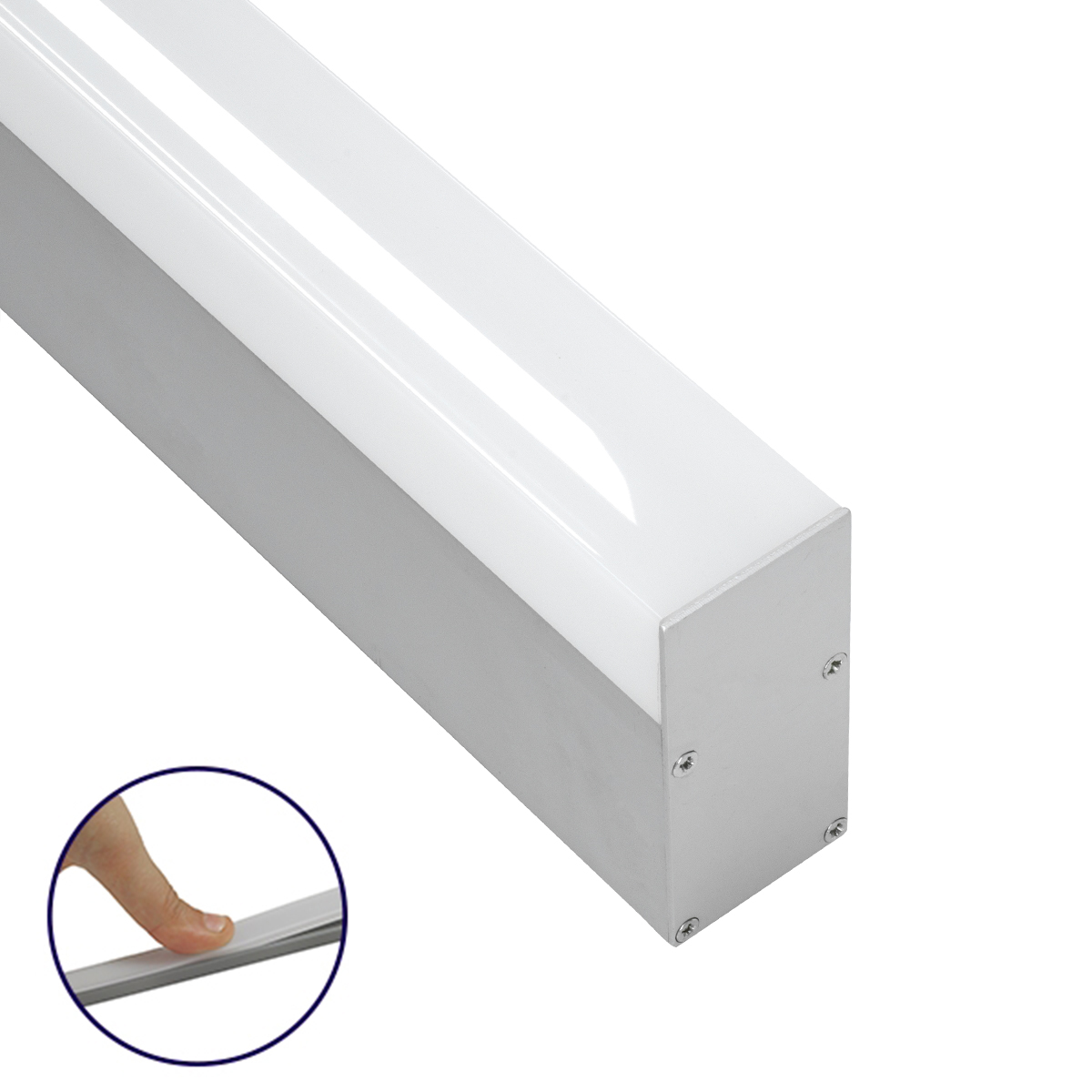 GloboStar® SURFACEPENDANT-PROFILE 70830-3M Προφίλ Αλουμινίου - Βάση & Ψύκτρα Ταινίας LED με Λευκό Γαλακτερό Κάλυμμα - Επιφανειακή & Κρεμαστή Χρήση - Πατητό Κάλυμμα - Ασημί - 3 Μέτρα - Μ300 x Π3.5 x Υ7.4cm 2 GloboStar® GloboStar® SURFACEPENDANT-PROFILE 70830-3M Προφίλ Αλουμινίου - Βάση & Ψύκτρα Ταινίας LED με Λευκό Γαλακτερό Κάλυμμα - Επιφανειακή & Κρεμαστή Χρήση - Πατητό Κάλυμμα - Ασημί - 3 Μέτρα - Μ300 x Π3.5 x Υ7.4cm