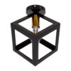 GLOBOSTAR® CUBE 00799 Μοντέρνο Φωτιστικό Οροφής με Ντουί 1 x E27 AC 220-240V IP20 - Μαύρο & Χρυσό - Μ25 x Π25 x Υ25cm 2 GloboStar® GLOBOSTAR® CUBE 00799 Μοντέρνο Φωτιστικό Οροφής με Ντουί 1 x E27 AC 220-240V IP20 - Μαύρο & Χρυσό - Μ25 x Π25 x Υ25cm