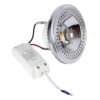 GloboStar® GLOBOSTAR® DARKO 60383 Σποτ AR111 LED 14W 1582lm 40° AC 220-240V IP20 Θερμό Λευκό 2700K Dimmable - Indirect Anti-Glare Reflector - Bridgelux High Lumen COB Gen2 & TÜV SÜD Driver - Μ11.1 x Π11.1 x Υ6.6cm - 3 Χρόνια Εγγύηση