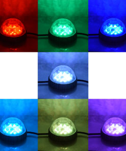 GloboStar® 30547 Ψηφιακό LED Module GENIUS DMX512 Addressable 5W 400 lm 320° DC 24V Αδιάβροχο IP68 RGB Φ12 x Υ7cm 11 30547 6